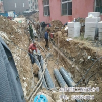 管道安裝--開挖工程 污水管道安裝、暖氣管道安裝、電力